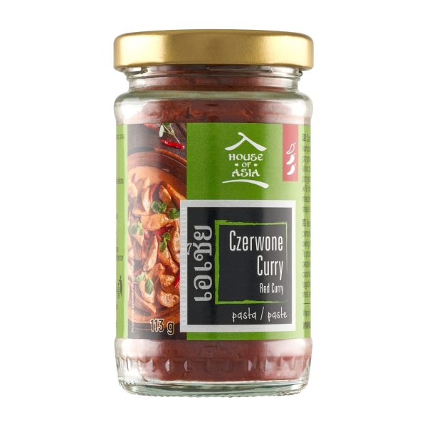 Pasta curry czerwona 113g House of Asia !!! USZKODZONY House of Asia