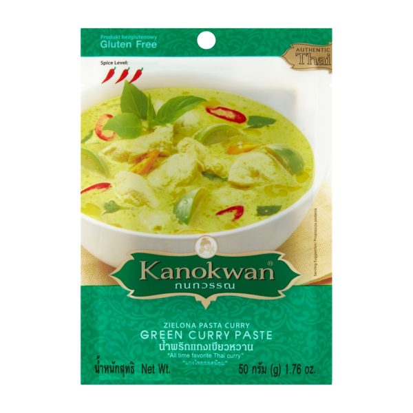 Pasta curry zielona 50g Kanokwan !!! Krótka data:2026.08.29 Kanokwan