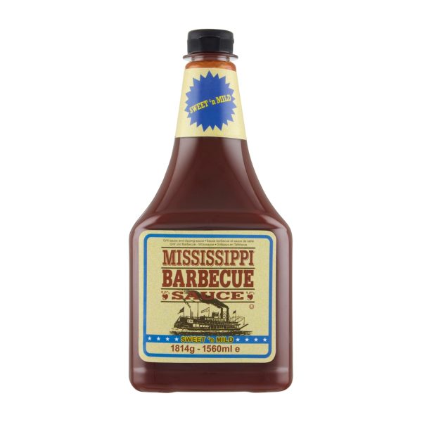 Sos BBQ Mississippi słodko-łagodny 1814 g !!! USZKODZONY Mississippi