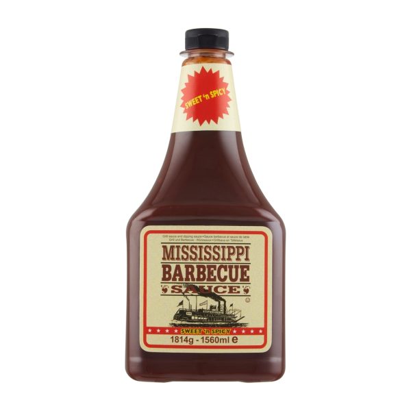 Sos BBQ Mississippi słodko-pikantny 1814 g !!! USZKODZONY Mississippi