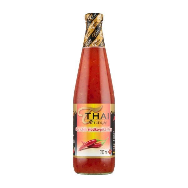 Sos chilli słodko pikantny 700ml Thai Hertiage !!! USZKODZONY Thai Heritage