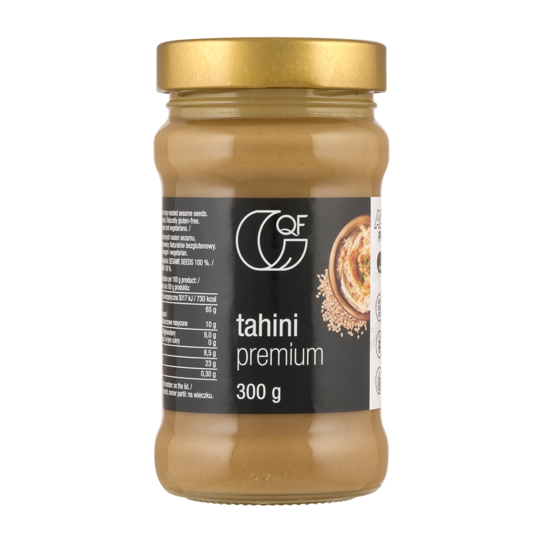 Tahini podwójnie prażone 300 g QF QUALITY FOOD Quality Food