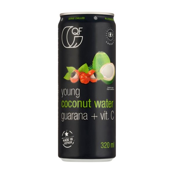 WODA KOKOSOWA Z GUARANĄ I WITAMINĄ C 320ML Quality Food Quality Food