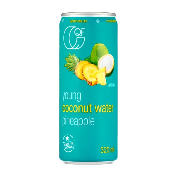 Woda kokosowa z sokiem z ananasa 320 ml Quality Food Quality Food