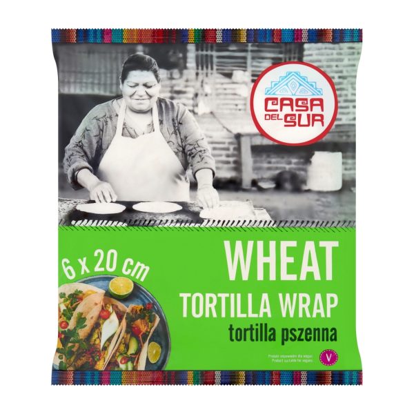 Wrap pszenny 20 cm 6 szt. 240g Casa del Sur !!! Krótka data:2026.11.30 Casa del Sur
