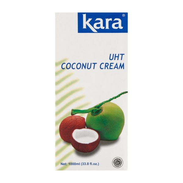 Krem kokosowy 23-26% UHT 1000ml Kara !!! Krótka data:2027.01.04 Kara