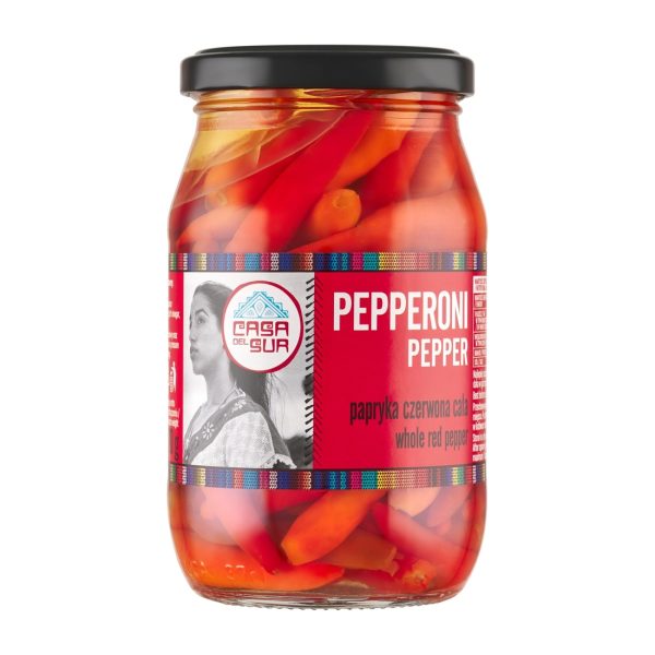 Papryka pepperoni czerwona cała 325g Casa del Sur !!! USZKODZONY Casa del Sur