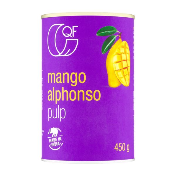Polpa di mango Alphonso senza zuccheri aggiunti 450g QF!!! Data di scadenza: 14/05/2027 Quality Food