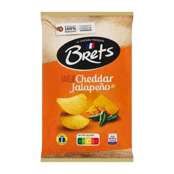 Chipsy Cheddar Jalapeno 125g Brets !!! Krótka data:2027.01.20 Brets